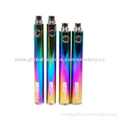 Smokjoy 3.2-4.8V Evod Twist Batteries, Voltage Adjustable, Many Colors Available